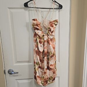 Floral Sleeveless Dress - Multicolor